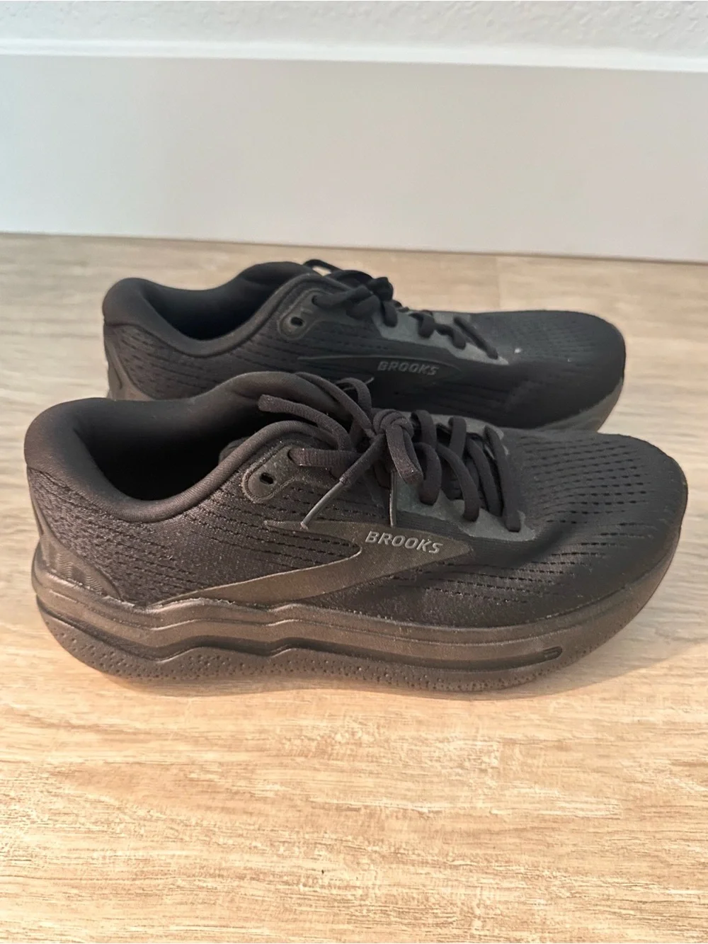 Brooks Woman’s All-Black Running Sneakers - Picture 1 of 7